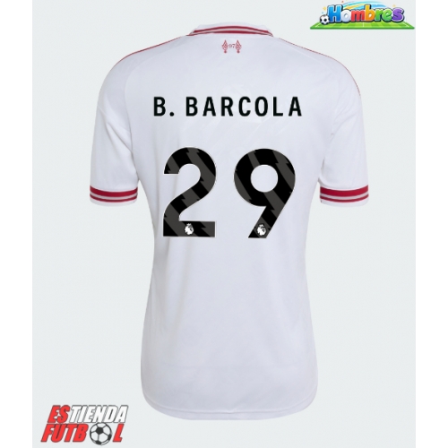 Liverpool Bradley Barcola #29 Segunda Equipación 2026-27 Manga Corta